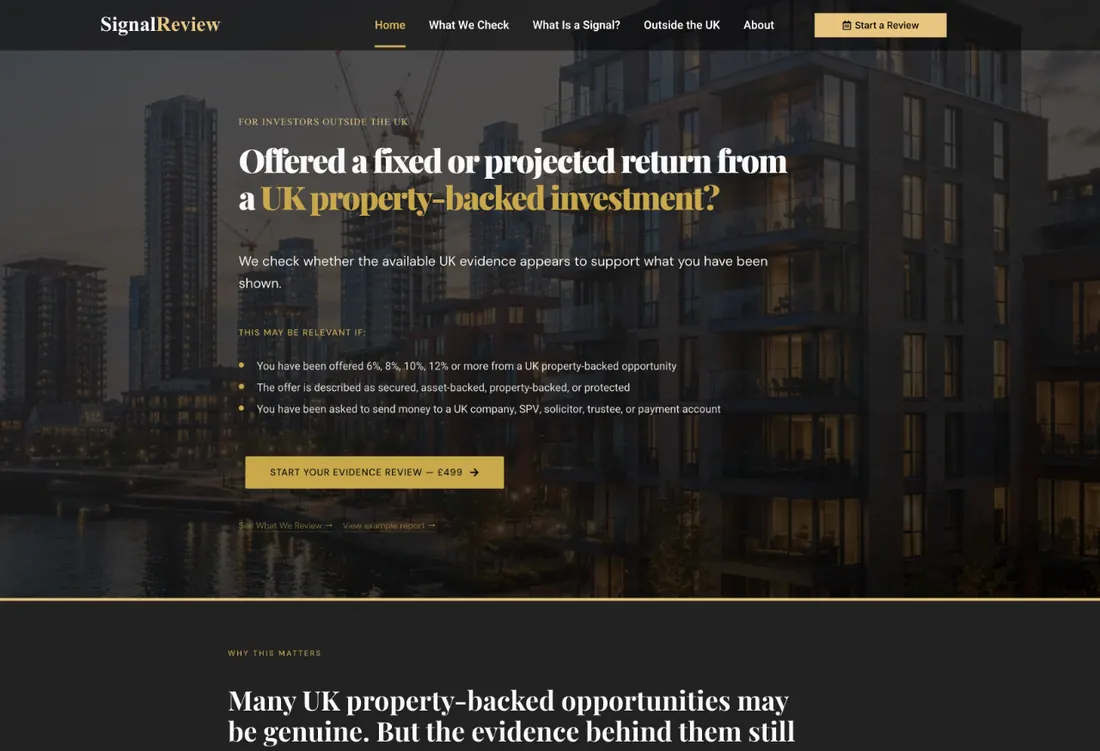 Responsive small business website with clear page structure and navigation