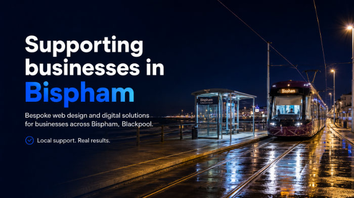 Supporting businesses in Bispham with HeyJames web design and digital services